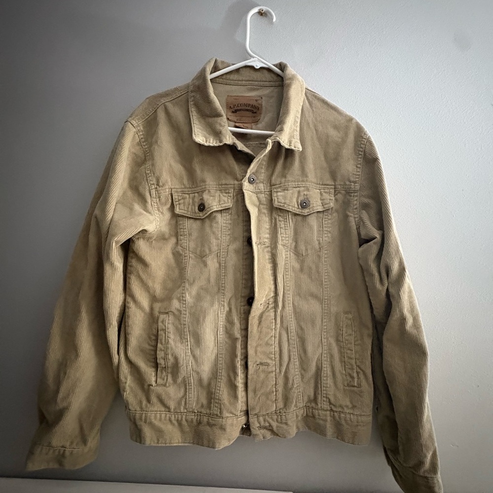 A.P. Company Men's Tan Corduroy Jacket